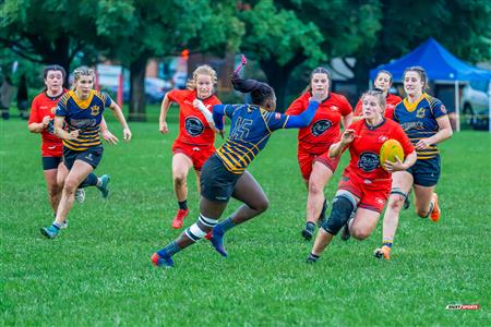 RUGBY QUÉBEC FINALES SL F SÉNIORS 2023 SAB QC- CRQ I 41 VS 0 TMR I