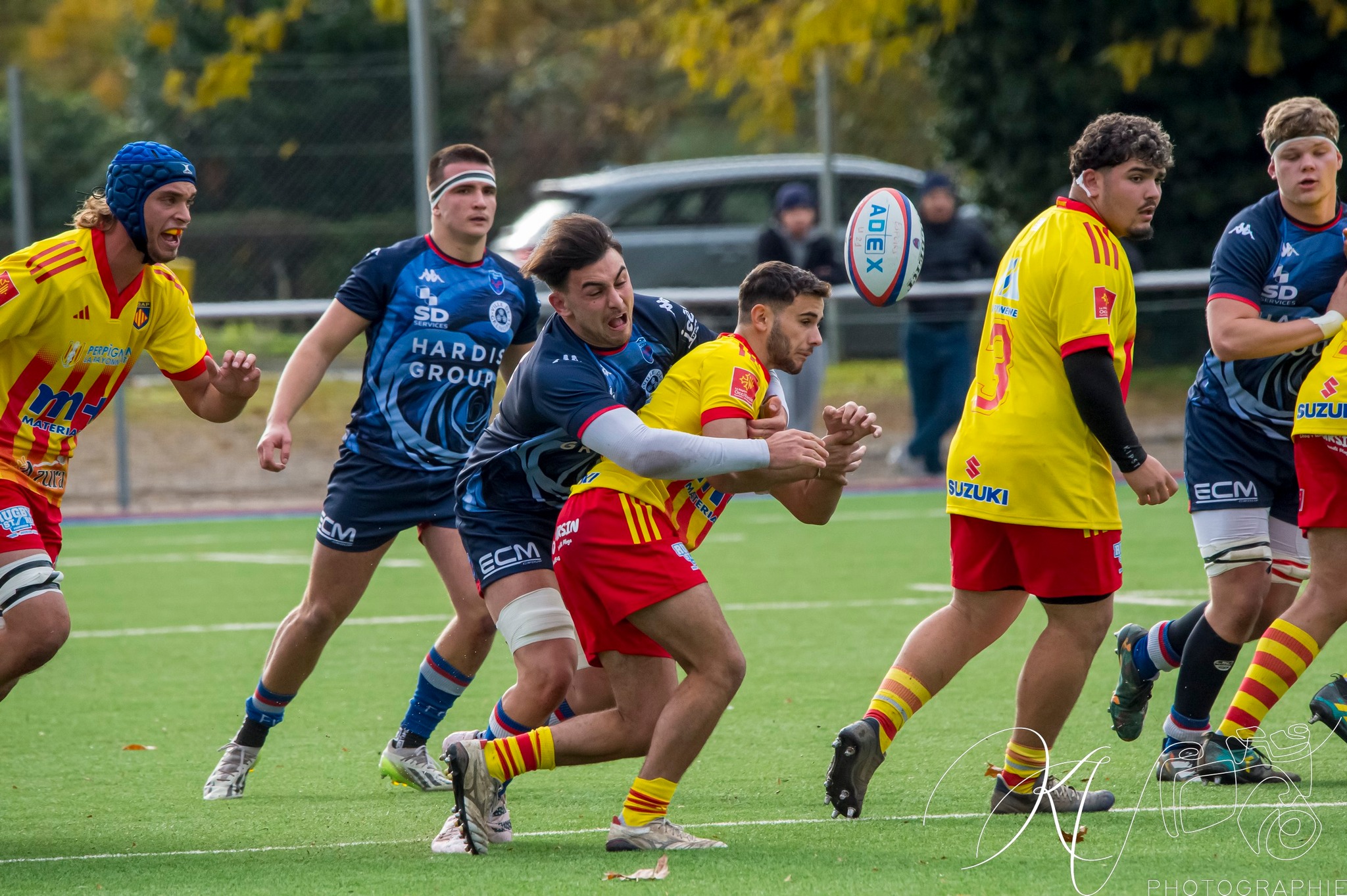  FC Grenoble Rugby - US Arlequins Perpignanais - Rugby - 2023 Espoirs- FC GRENOBLE VS US Arlequins Perpignanais (#2023ESPFCGUSAP11) Photo by: Karine Valentin | Siuxy Sports 2023-11-23