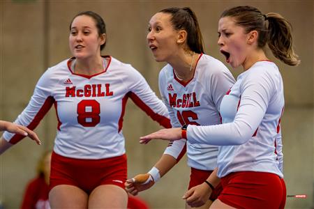 RSEQ - 2023 Volley F - Université de Montréal (1) vs (3) McGill University - R4