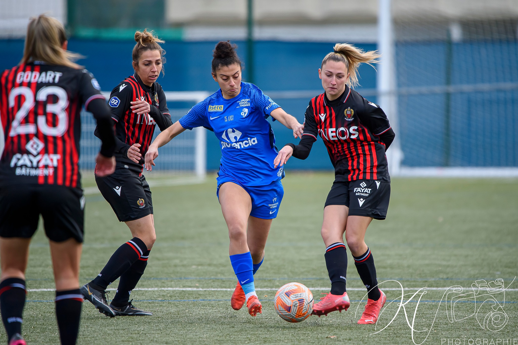  Grenoble Foot 38 - Olympique Gymnaste Club Nice - Soccer - Soccer Fem - GF38 vs OGC Nice (#GF38vOGC02) Photo by: Karine Valentin | Siuxy Sports 2023-02-26