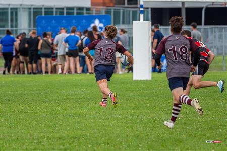 Rugby Québec - Tournoi des Régions - Lac St-Louis (12) vs (17) Estrie - Finale U18M