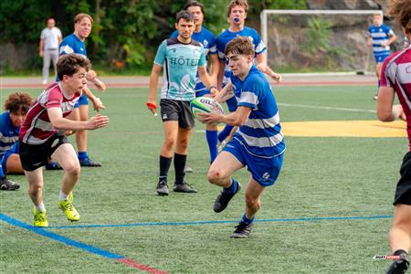 RSEQ 2023 RUGBY - Dynamiques de Brébeuf (12) VS (18) Blues of Dawson