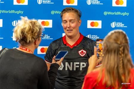 Tyson Beukeboom - Rugby - WORLD RUGBY PACIFIC FOUR SERIES - CAN AUS NZL - AFTER GAME - Canada national rugby union team (F) - New Zealand national rugby union team (W)