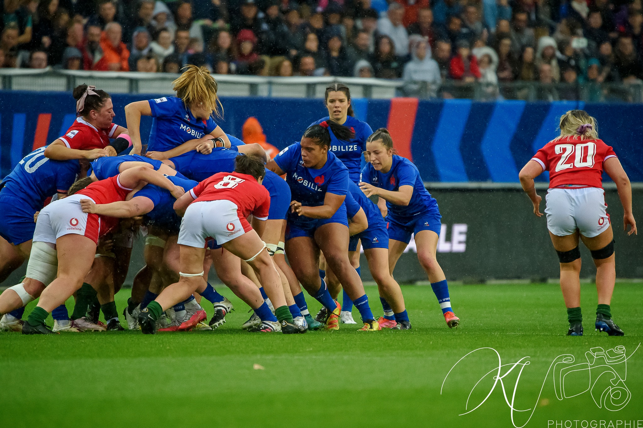  Équipe feminin de France de rugby à XV - Wales national rugby union team (W) - Rugby - 2023 - Tournoi des Six Nations - XV de France Féminin (39) vs (14) Pays de Galles (#20236NFRAPDG04) Photo by: Karine Valentin | Siuxy Sports 2023-04-23