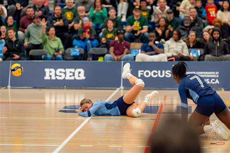 RSEQ - 2023 VOLLEY F - UQAM (3) VS (1) UNIVERSITÉ DE SHERBROOKE - 2 SET