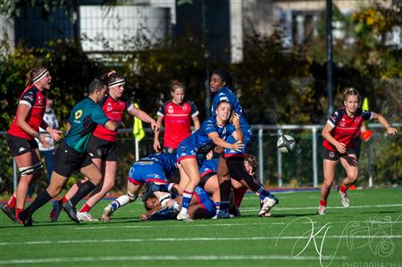 Elite 2023 - Amazones FC Grenoble (34) vs (12) Stade Rennais Rugby