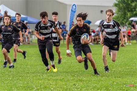 Rugby Québec - Tournoi des Régions - Montréal-Bourassa (17) vs (14) Chaudière-Appalaches - Finale U1