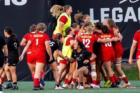 Olivia DeMerchant - Rugby - World Rugby Pacific Four Series - Canada (21) vs (52) New Zealand - First Half - Canada national rugby union team (F) - New Zealand national rugby union team (W)