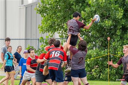 Rugby Québec - Tournoi des Régions - Lac St-Louis (12) vs (17) Estrie - Finale U18M