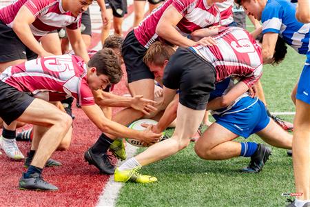 RSEQ 2023 RUGBY - Dynamiques de Brébeuf (12) VS (18) Blues of Dawson