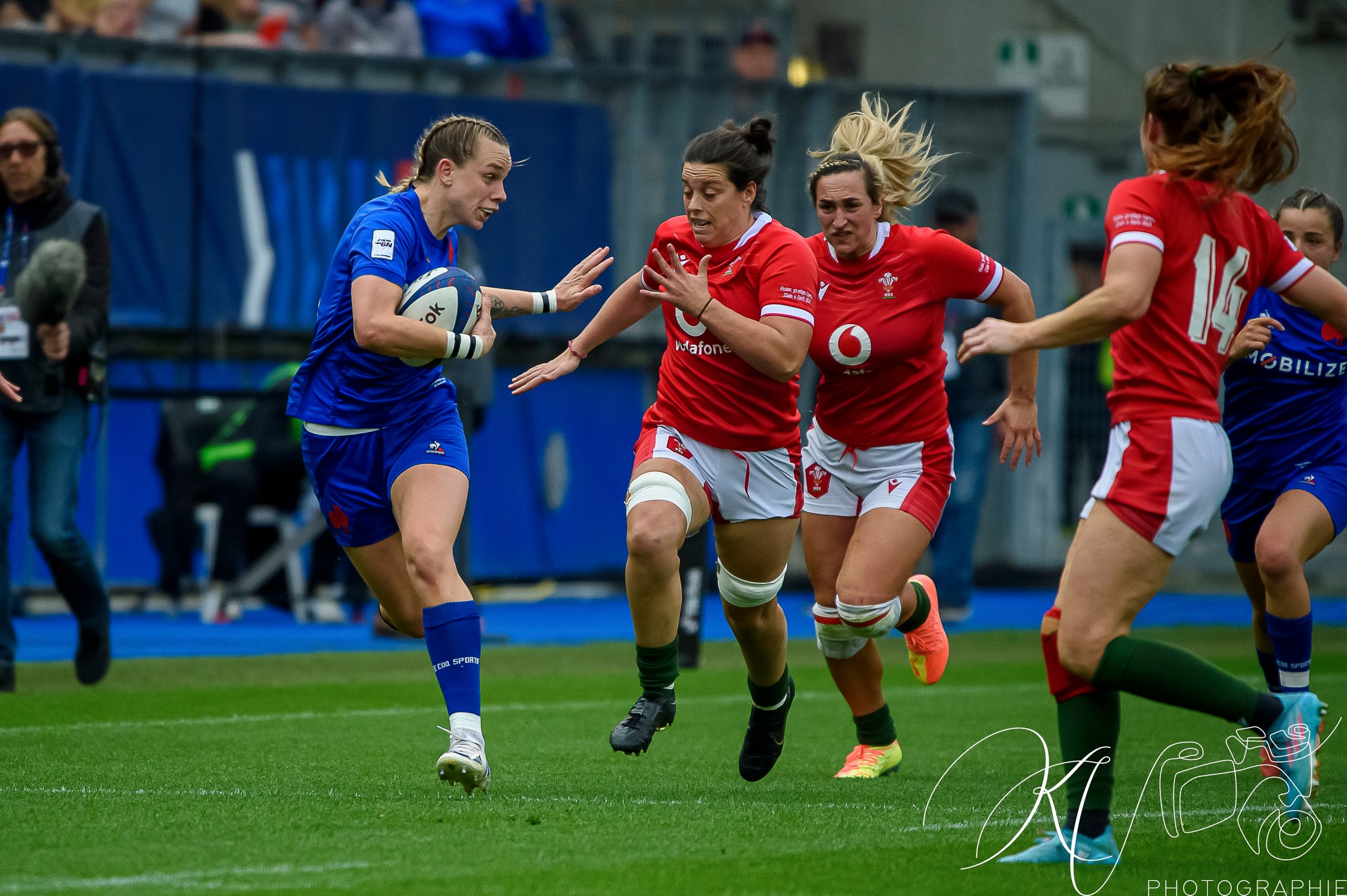  Équipe feminin de France de rugby à XV - Wales national rugby union team (W) - Rugby - 2023 - Tournoi des Six Nations - XV de France Féminin (39) vs (14) Pays de Galles (#20236NFRAPDG04) Photo by: Karine Valentin | Siuxy Sports 2023-04-23