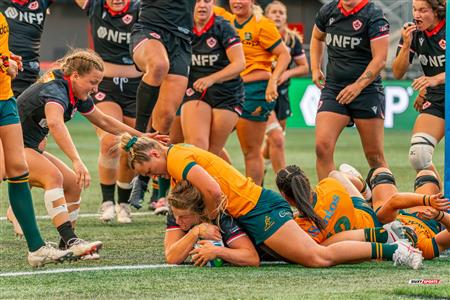 Emily Tuttosi - Rugby - WORLD RUGBY PACIFIC FOUR SERIES - CANADA (45) VS (7) Australia - First Half - Reel A - Canada national rugby union team (F) - Australia national rugby union team (W)