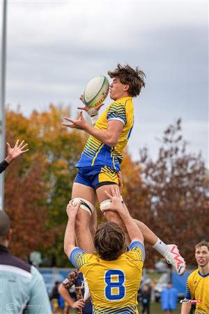 RSEQ 2023 - FINAL Coll. RUGBY MASC. - J.Abbott (22) vs (24) André Laurendeau (2nd HALF)