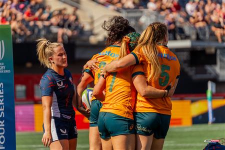 World Rugby Pacific Four Series - Australia (58) vs (17) USA - First Half