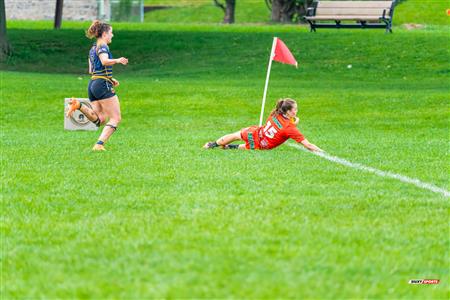 RUGBY QUÉBEC FINALES SL F SÉNIORS 2023 SAB QC- CRQ I 41 VS 0 TMR I