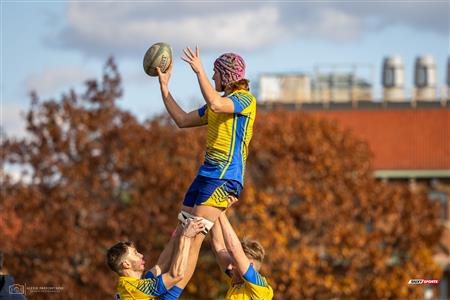 RSEQ 2023 - FINAL Coll. RUGBY MASC. - J.Abbott (22) vs (24) André Laurendeau (1ST HALF)