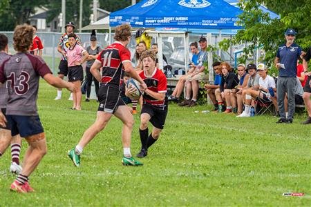Rugby Québec - Tournoi des Régions - Lac St-Louis (12) vs (17) Estrie - Finale U18M