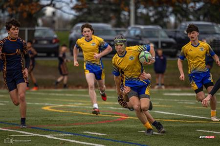 RSEQ 2023 - FINAL Coll. RUGBY MASC. - J.Abbott (22) vs (24) André Laurendeau (2nd HALF)