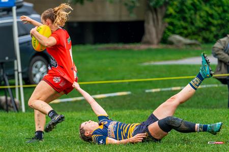 RUGBY QUÉBEC FINALES SL F SÉNIORS 2023 SAB QC- CRQ I 41 VS 0 TMR I