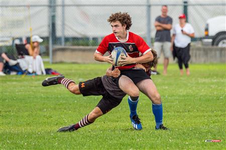 Rugby Québec - Tournoi des Régions - Lac St-Louis (12) vs (17) Estrie - Finale U18M