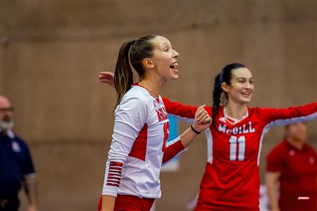RSEQ - 2023 Volley F - Université de Montréal (1) vs (3) McGill University - R4