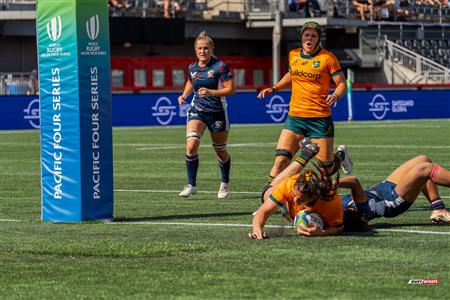 World Rugby Pacific Four Series - Australia (58) vs (17) USA - First Half