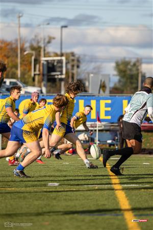 RSEQ 2023 - FINAL Coll. RUGBY MASC. - J.Abbott (22) vs (24) André Laurendeau (1ST HALF)