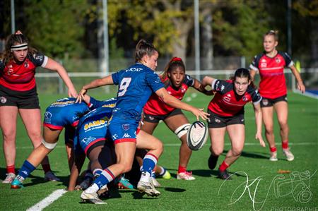 Elite 2023 - Amazones FC Grenoble (34) vs (12) Stade Rennais Rugby