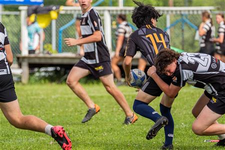 Rugby Québec - Tournoi des Régions - Montréal-Bourassa (17) vs (14) Chaudière-Appalaches - Finale U1