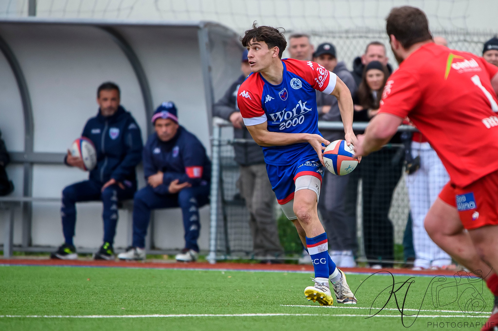  FC Grenoble Rugby - Stade Aurillacois - Rugby - 2023 ESPOIRS FC Grenoble vs Stade Aurillacois (#2023ESPFCGSAU03) Photo by: Karine Valentin | Siuxy Sports 2023-03-26