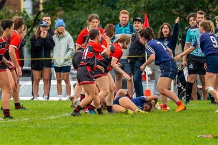 Rugby Québec Finales SL Rés F Séniors 2023 SAB QC- SABRF II 10 vs 24 BRFC II