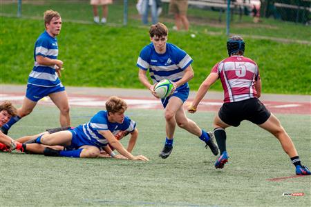 RSEQ 2023 RUGBY - Dynamiques de Brébeuf (12) VS (18) Blues of Dawson
